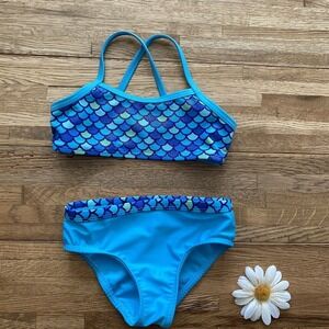 Wonder Nation 2 Piece‎ Mermaid Swimsuit Size 2t